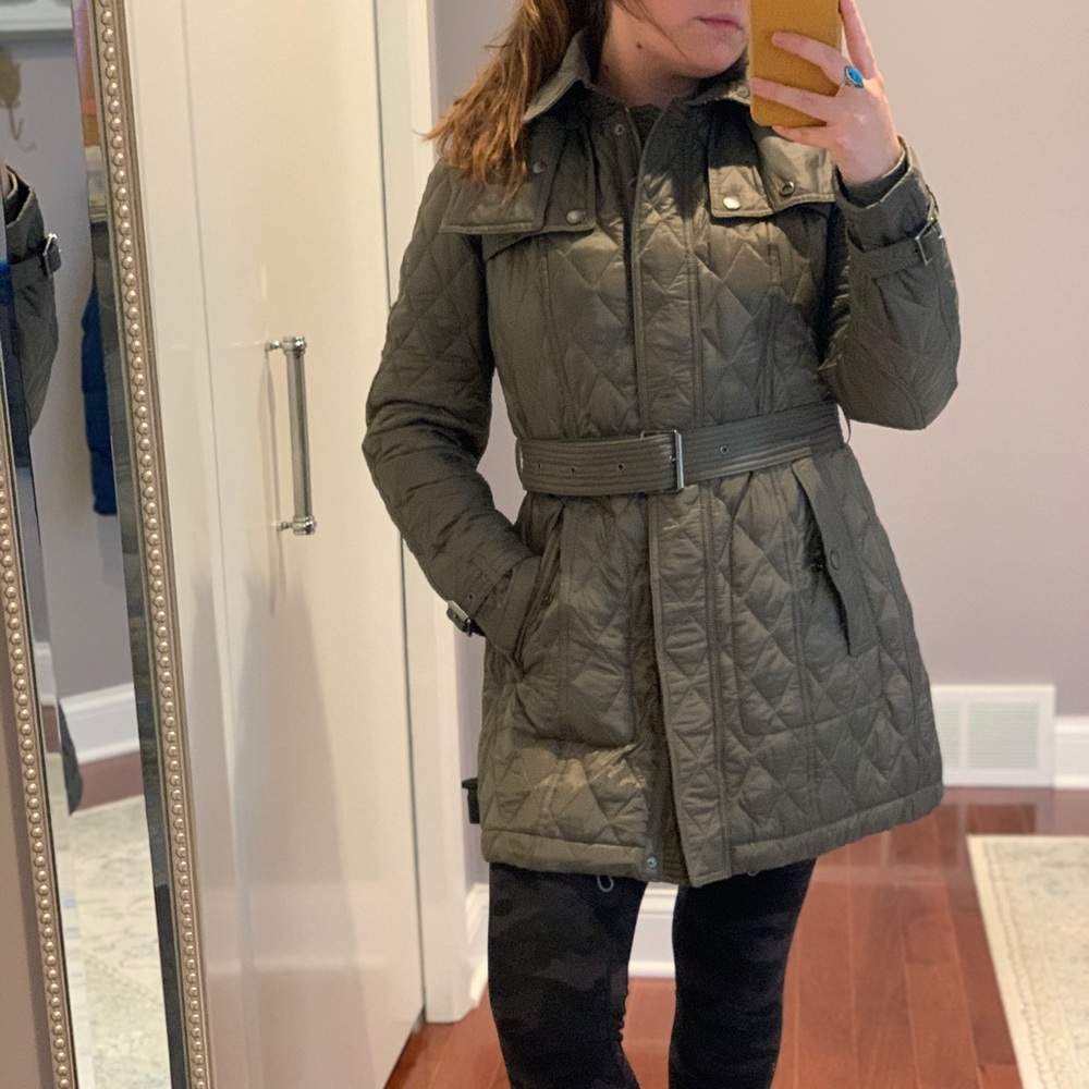 Burberry quilted coat